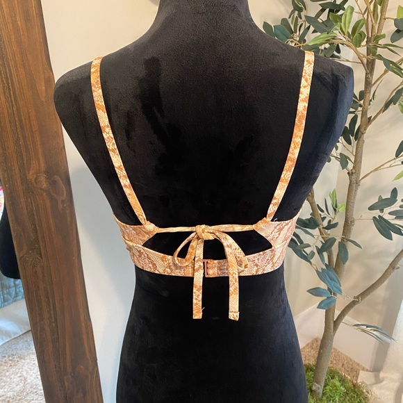 Shade & Shore Rust/Brown Bikini Top - Picture 2 of 3